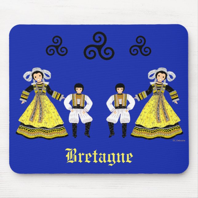Bretagne, Frankreich Mousepad (Vorne)