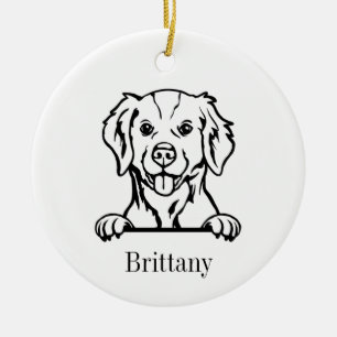 Bretagne Keramik Ornament