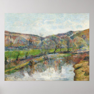 Bretagne Landschaft von Paul Gauguin Poster