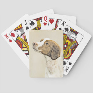Bretagne Malerei - Niedliche Hundekunst Spielkarten