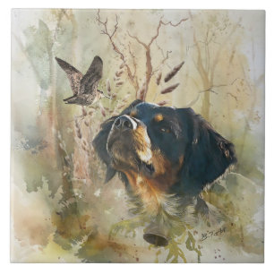 Bretagne Spanisch und Holzcock Fliese