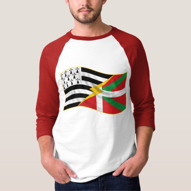 Bretagne und baskisches Shirt (Vorderseite)