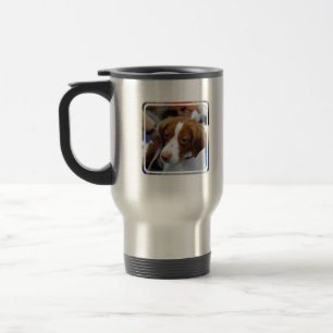 Bretagnespaniel-Reise-Tasse Reisebecher