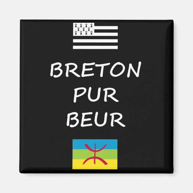 Breton pur beur - Amazigh/Berbère Magnet (Vorne)