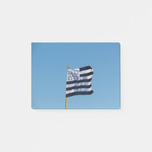 Bretonische Flagge Post-it Klebezettel