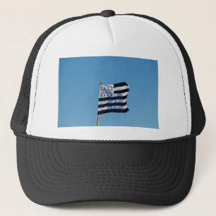 Bretonische Flagge Truckerkappe