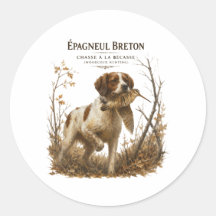 Bretonischer Spaniel – Waldschnepfenjagd Kunst