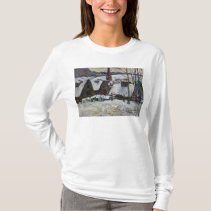 Bretonisches Dorf unter Schnee, 1894 T-Shirt