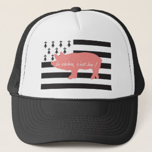 Bretonisches Schwein Truckerkappe