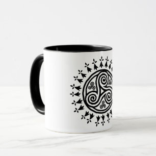 Bretonisches triskel u. hermines tasse