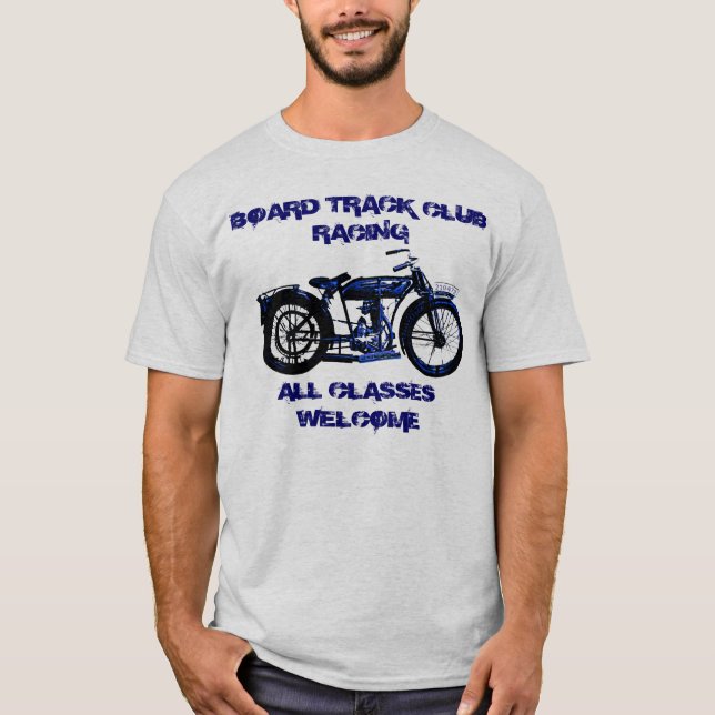 Brett-Bahn-Motorrad-Laufen T-Shirt (Vorderseite)