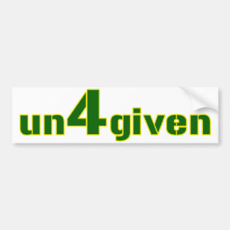 Brett Favre Un4given Autoaufkleber