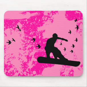 Brett mit Vögeln. Mousepad