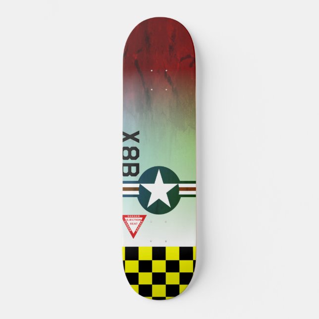 Brett P-51 Skateboard (Vorderseite)