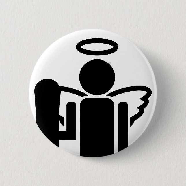 Brettengel. Button (Vorderseite)