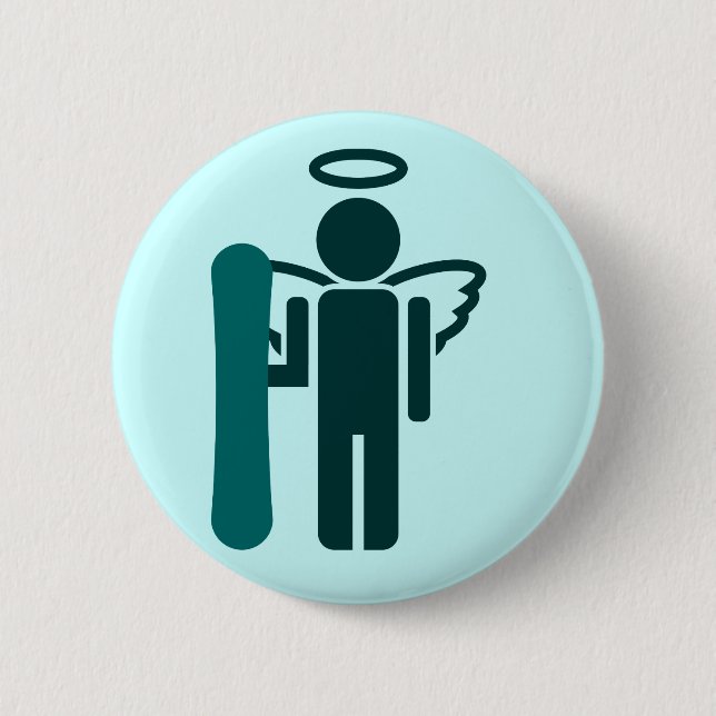 Brettengel. Button (Vorderseite)