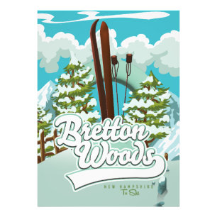 Bretton Woods New Hampshire to Ski Canvas Print Fotodruck