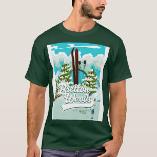 Bretton Woods New Hampshire zum Skifahren T-Shirt