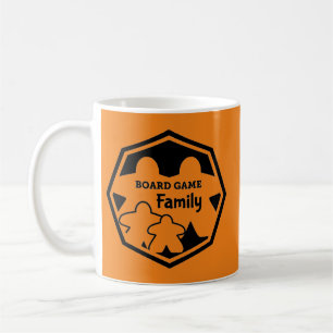 Brettspiel-Familie 2P2K Schwarze Rahmen-Tasse Kaffeetasse