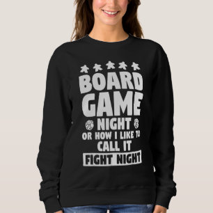 Brettspiel Nacht Brettspiel Sweatshirt