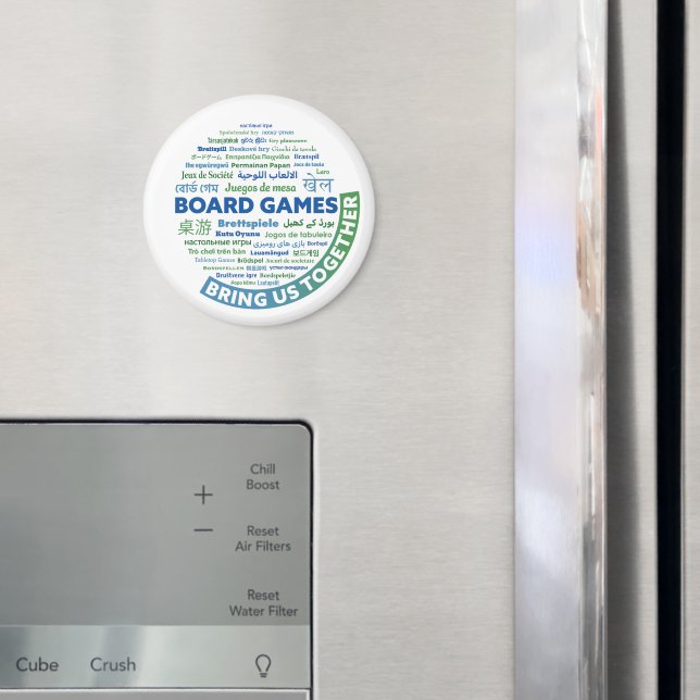 Brettspiele bringen uns zusammen magnet (In Situ (Kühlschrank))