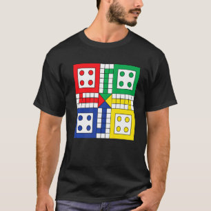 Brettspiele spielen Ludo auf Ihrer Illustration Gr T-Shirt
