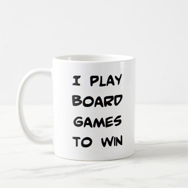 Brettspielgewinner Kaffeetasse (Links)