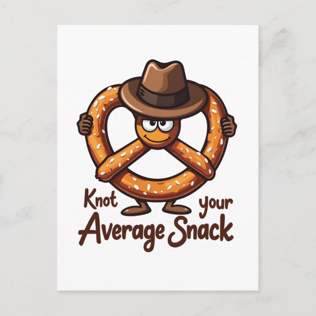 Bretzel Dealer Bretzels Snack Oktoberfest Backen Einladungspostkarte (Vorderseite)