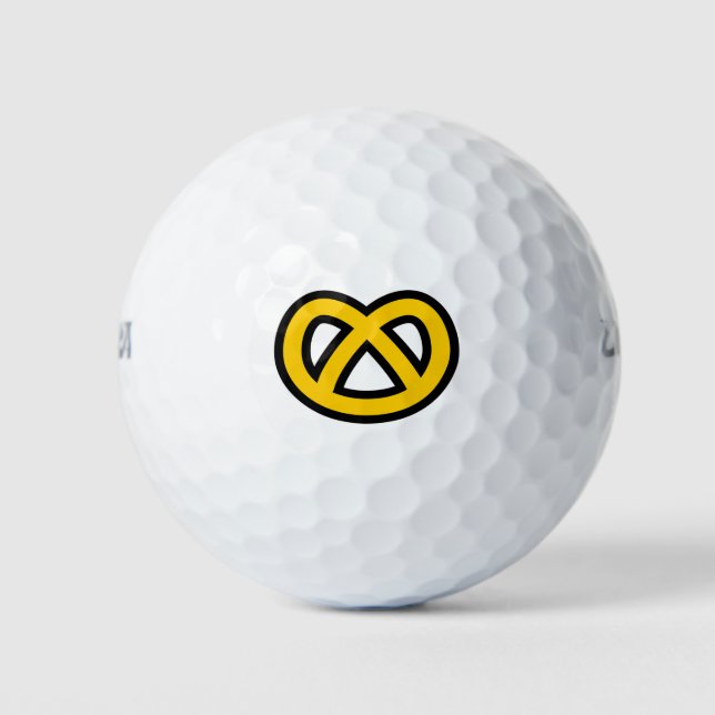 Bretzel Golfball (Vorderseite)