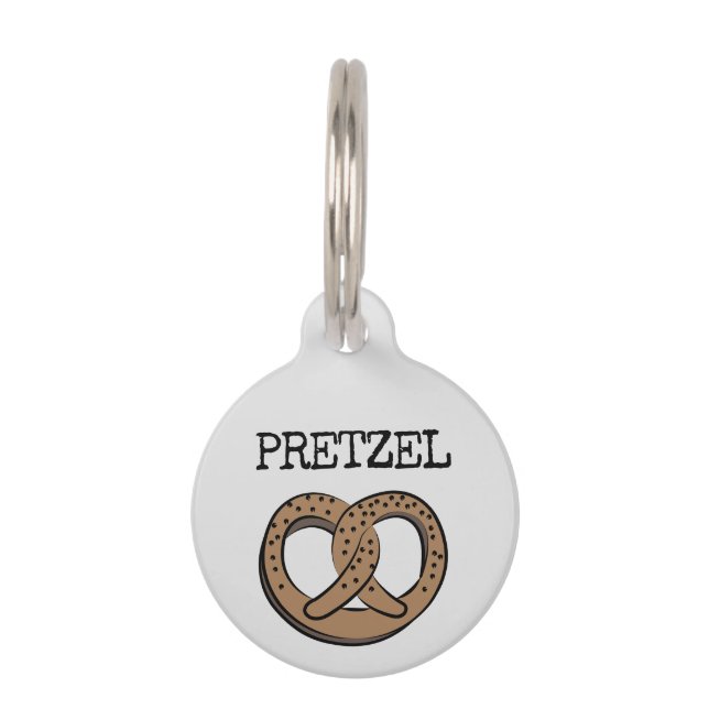 Bretzel Haustiermarke (Vorderseite)