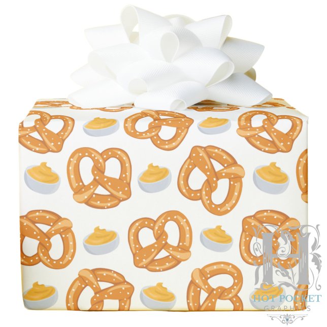 Bretzel & Käsepackpapier Geschenkpapier (Von Creator hochgeladen)
