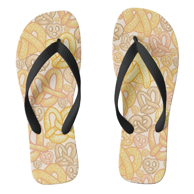 Bretzel-Muster Flip Flops (Fußbett)