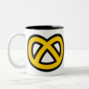 Bretzel Zweifarbige Tasse