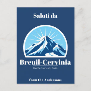 Breuil-Cervinia Monte Cervino italy Postkarte