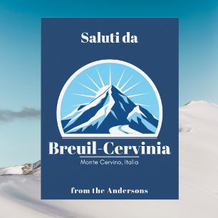 Breuil-Cervinia Monte Cervino italy Postkarte