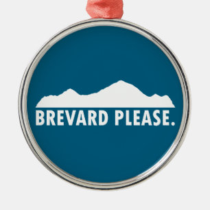 Brevard North Carolina Bitte Ornament Aus Metall