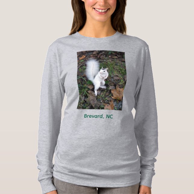 Brevard White Squirrel - Long Sleeved T-Shirt (Vorderseite)