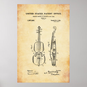 Brevet - Violon - Poster