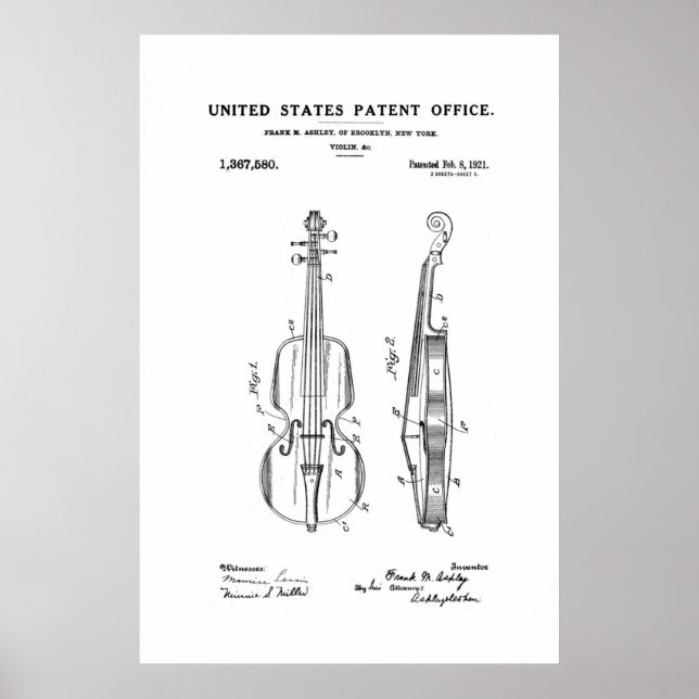 Brevet - Violon - Poster (Devant)