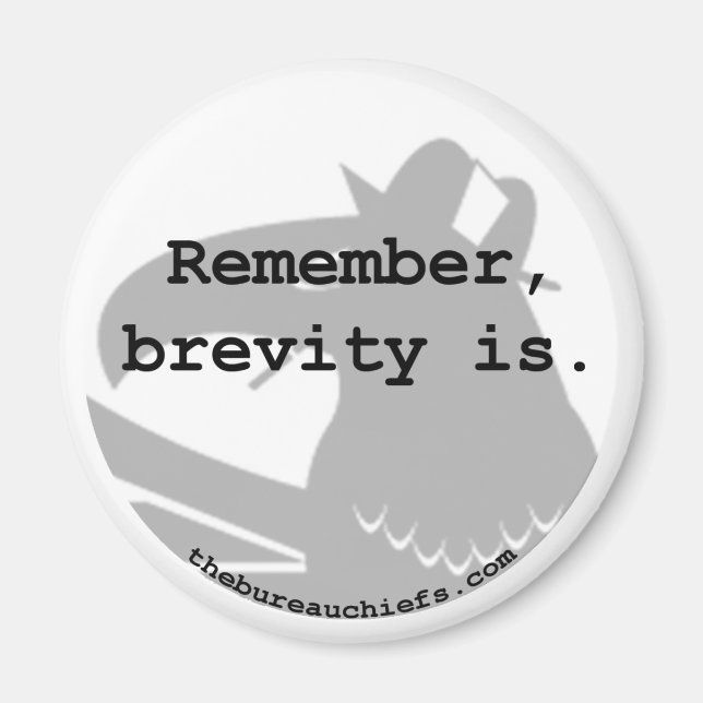 Brevity ist Magnet (Vorne)