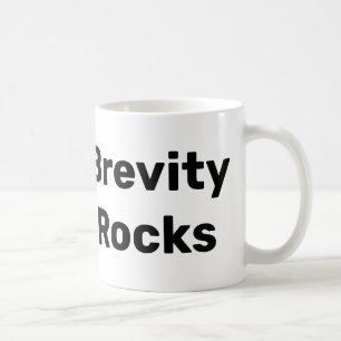 Brevity Rocks - Verlassen Tasse