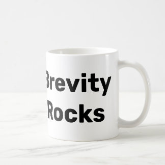 Brevity Rocks - Verlassen Tasse