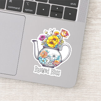 Brew Bliss Teapot Aufkleber