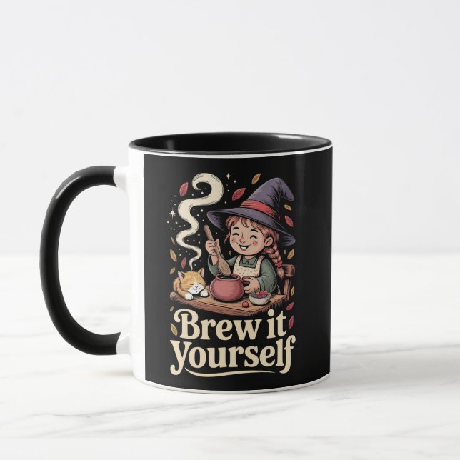 Brew es dir selbst gemütliche TeeHexe Tasse (Links)