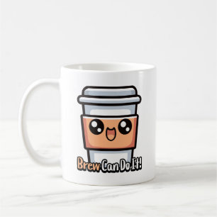 Brew kann es schaffen! Niedlicher Kaffeepull Kaffeetasse