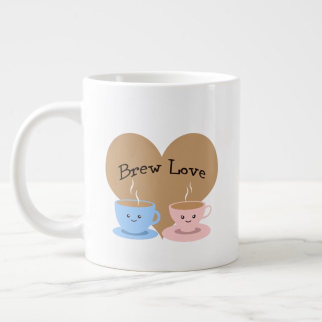 Brew Liebe! Jumbo-Tasse (Links)