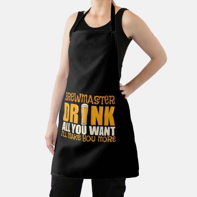 Brew Master I'll Make You More Drinking Joke Schürze (InSitu)