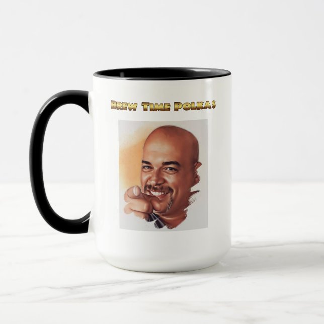 Brew Time Polkas Classic Mug, 11 oz Tasse (Links)