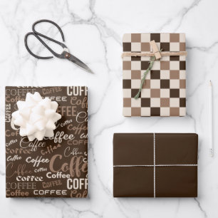 Brewed Bliss Trio 3 Geschenkpapier Set