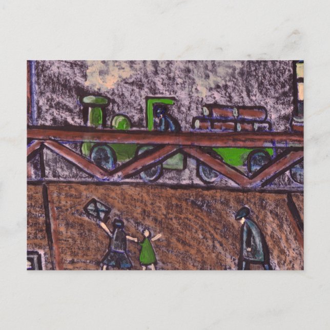 BREWERY TRAIN POSTKARTE (Vorderseite)